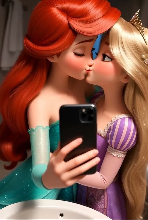 Ariel and Rapunzel #disney #tangled #littlemermaid
