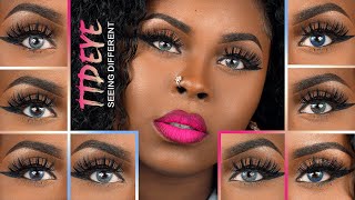 BLUE EDITION 💙| NATURAL COLORED CONTACTS FOR DARK EYES | TTDEYE TRY ON REVIEW | WOC FRIENDLY