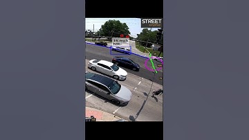 Pedestrian conflict with through-vehicle