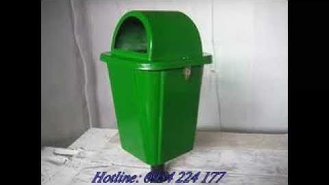 Bán thùng rác tại hải phòng, bán thùng rác 120 lít, bán thùng rác 240 lít tại hải phòng