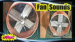 FAN SOUND = SLEEP LIKE A BABY = 2 Super SHOP FAN Box Fans 10 hours SLEEP FAN NOISE