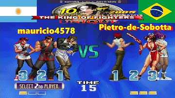 The King of Fighters 10th Anniversary 2005 Unique (bootleg)- mauricio4578 vs Pietro-de-Sobotta FT3