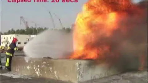 F-500 EA and Oil Well Blow-off Fire Simulation