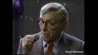 Nabisco Oreo Cookie 75'th Birthday Commercial 1986 George Burns sweepstakes For The Kid In All Of US