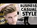 Professional men&#39;s hairstyling - Business casual - Short sides 4k hairstyle Slikhaar TV hairstyles