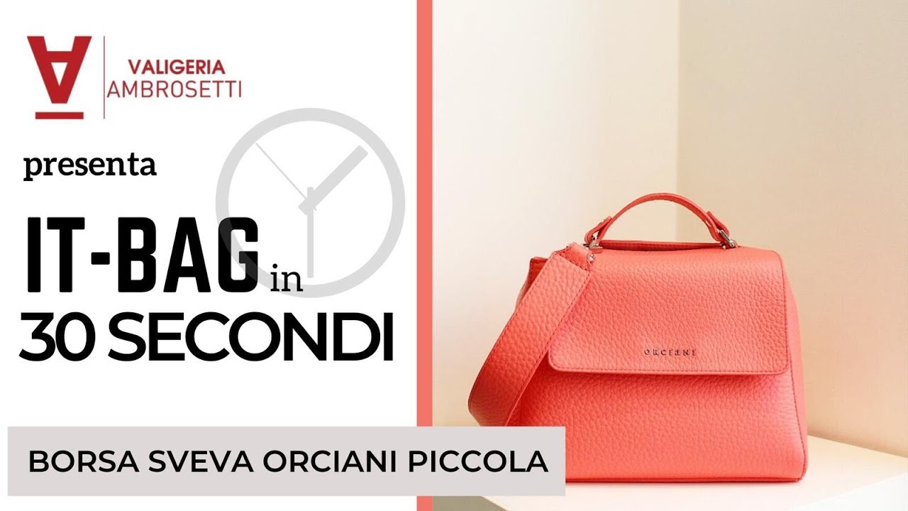 Orciani Borsa Sveva piccola Naif orchidea - Aversa Shoes Srl