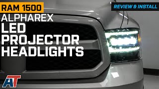 20092018 RAM 1500 AlphaRex NOVASeries LED Projector Headlights Review & Install