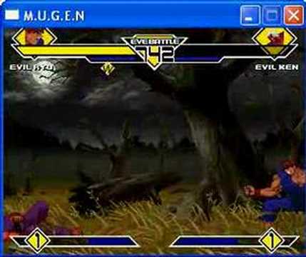 Evil Ryu vs Evil Ken by MetalFreekz13