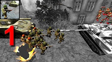 Stickman WW2 Battle Simulator Walkthrough Part 1 Android Gameplay HD