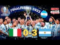 Así fue como ARGENTINA goleó 3-0 a ITALIA en la FINALISSIMA de WEMBLEY 🏆 ⚽⚽⚽
