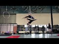 Aerial hoop duo