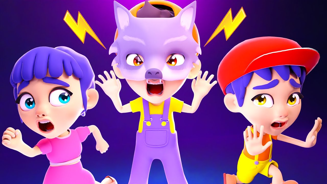 Go Away! Big Grey Wolf | Kids Songs & Nursery Rhymes by Nomad Kids ...