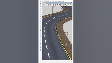 #sketchup The fastest way to create a Road in  using the Profile Builder plugin. #road