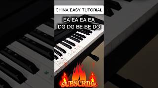 China Song ORIGINAL Easy Tutorial #easy #china #pianotutorial