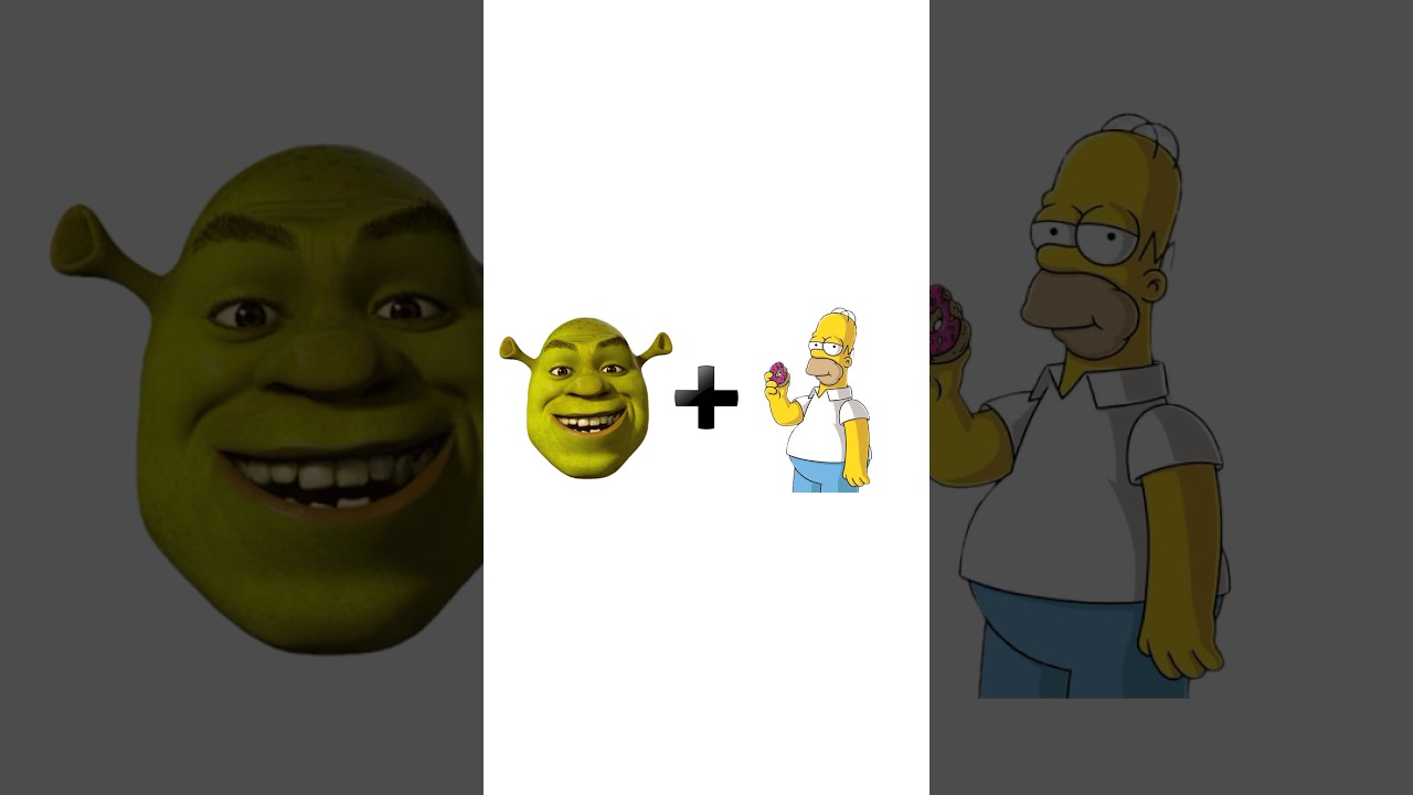 Shrek and Homer hybrid 
