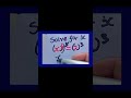 solving Equations #maths #mathstricks