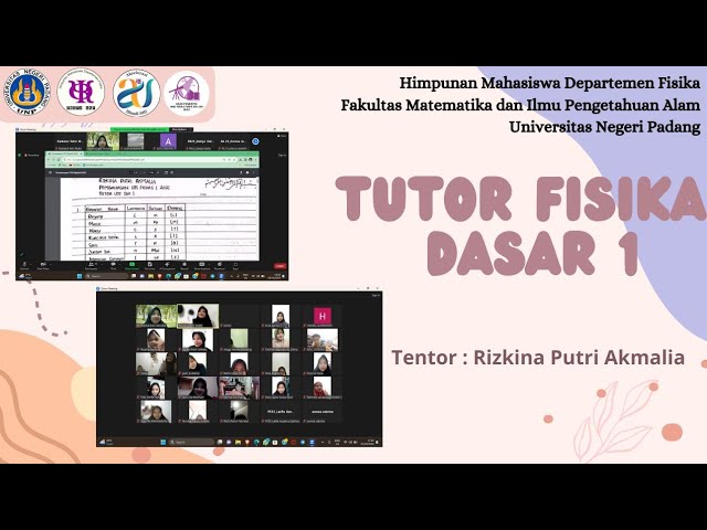 TUTOR UTS FISIKA DASAR 1 SEMESTER JUL-DES 2023