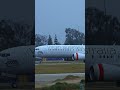 Extreme rare  737 max 8 virgin australia rare landing  boeinglanding airplane boeing