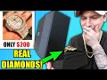 This REAL DIAMOND WATCH Is ONLY $200!!.. I BOUGHT & DIAMOND TESTED IT!