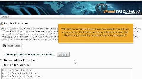 How to Prevent Image Hotlinking for Joomla Using cPanel