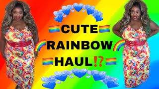 Plus Size Rainbow Shopshaul & Try On