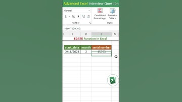 EDATE function in excel | EDATE formula in excel | excel interview questions excel tips & tricks