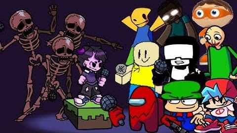 FNF Atrocity But Every Turn a Different Character Sings It (Atrocity BETADCIU)