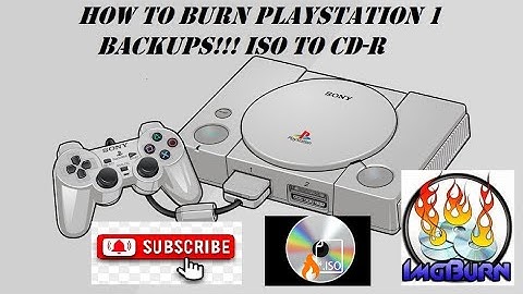 How to Burn Playstation 1 Backups! ISO to CD-R.