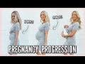 PREGNANCY TRANSFORMATION! WEEK BY WEEK PROGRESS | OLIVIA ZAPO