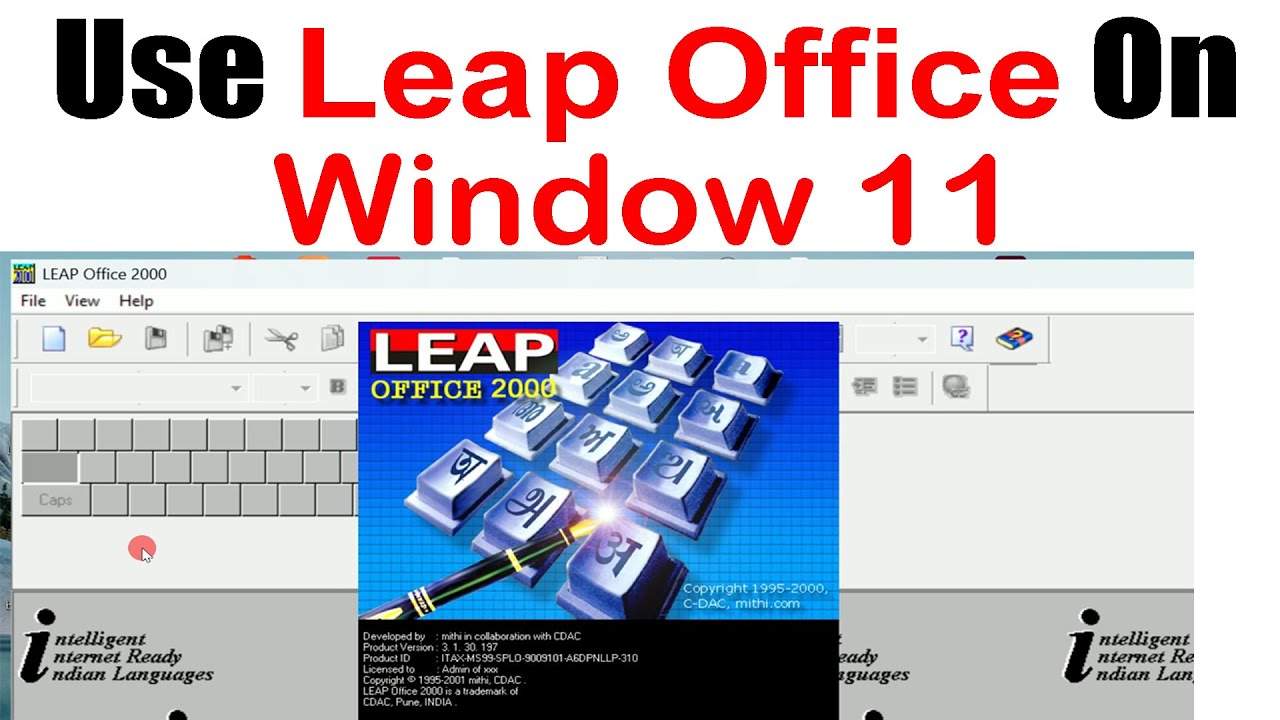 How To Use Leap Office 2000 in Window 11
