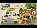 Rural Administration l Class 6th Civics