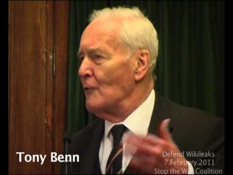 TONY BENN: DEFEND WIKILEAKS AND JULIAN ASSANGE