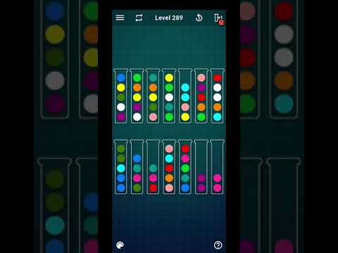 Ball sort puzzle level 289