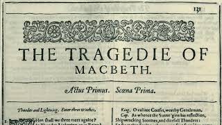 Macbeth - First Draft - Performed by Microsoft SAPI 5.3