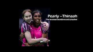 Pearly - Thinaah: The golden pair with powerful smashes (World Record) and trick shots !