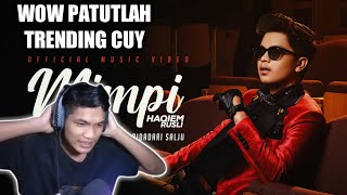 Haqiem Rusli - Mimpi (OST Drama Bidadari Salju - Official Music Video) INDONESIA REACTION