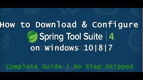 #spring tutorial #Spring_STS_ download and Installation || Spring STS download  Install in window 7