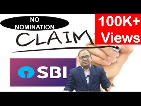 Deceased claim process for SBI Account Holders without Nominee