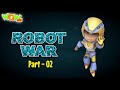 Vir The Robot Boy | Robo War | Part 2 | Cartoon Movies For Kids | Wow Kidz