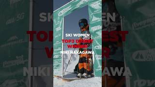 2021 SKI Women Winning Run by Miki Nakagawa🎥 #FWT25 #homeoffreeride #dropin