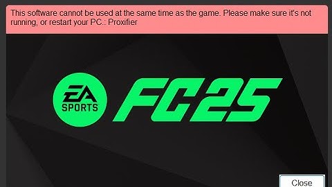 Error fix "Proxifier" for all  EA Games