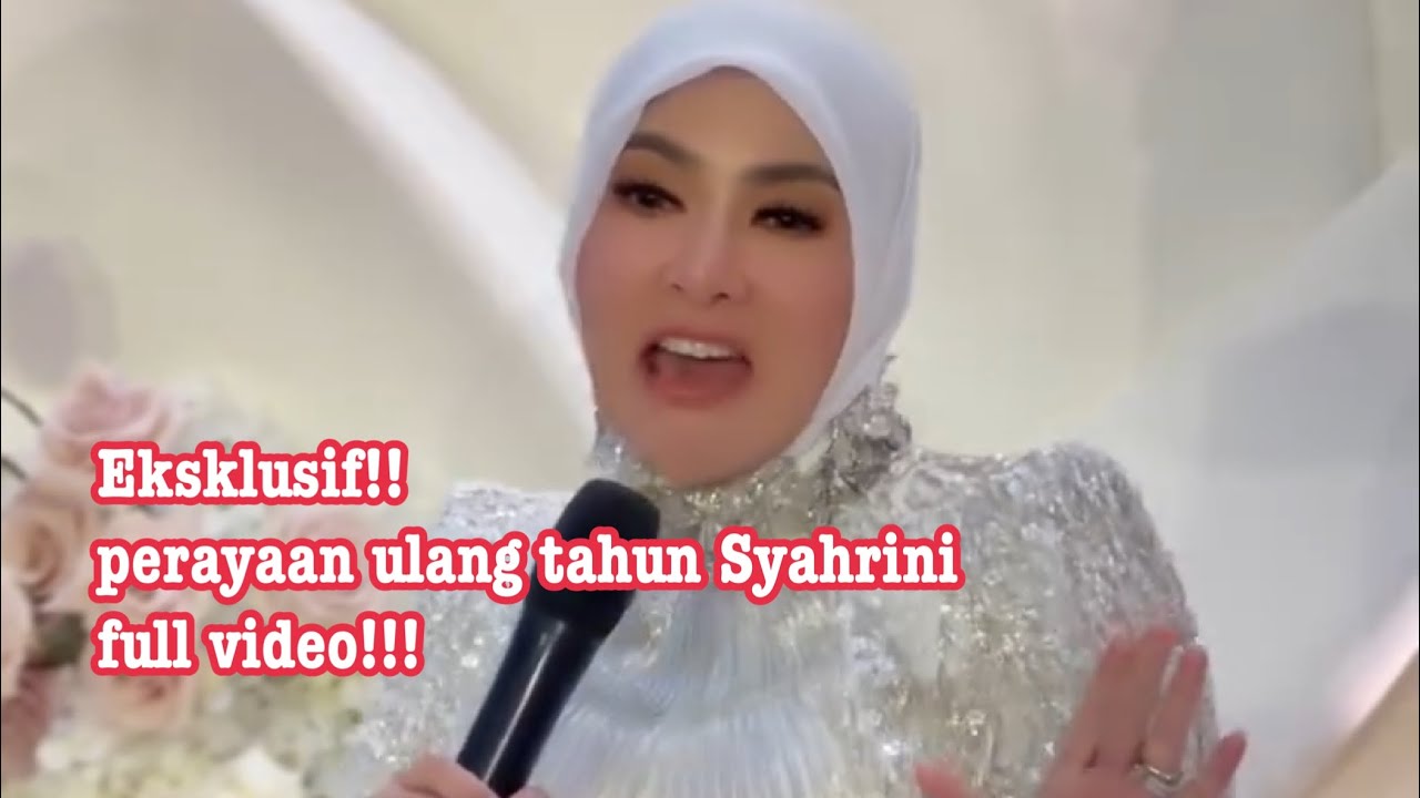 🔴[Live] FULL VIDEO PERAYAAN ULANG TAHUN SYAHRINI 2025 DI GRAND HYATT JAKARTA