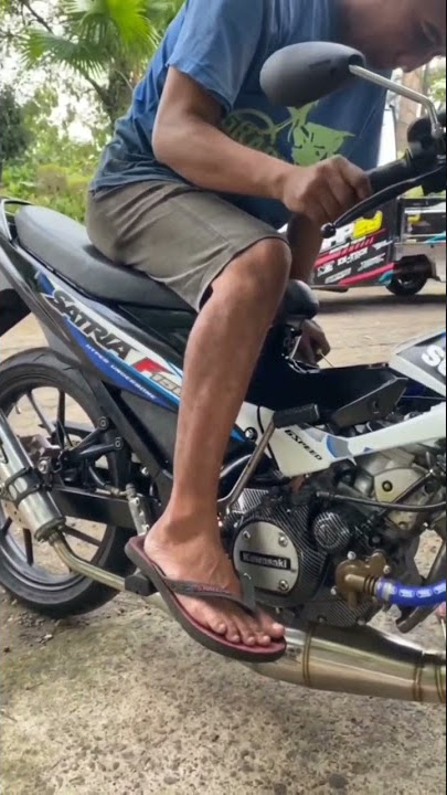 STORY'WA MODIFIKASI SATRIA F150 MESIN NINJA 2TAK #shorts #teamrengkek #satria #ninjarr