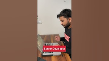 Junior Developer VS Senior Developer #error #programmingmemes #shorts
