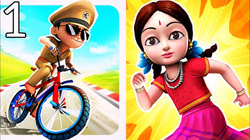 Little Singham Cycle Race VS Little Radha Game 2025 Gameplay Android,ios