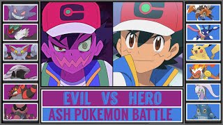 EVIL ASH vs HERO ASH | Pokémon Anime Battle screenshot 4