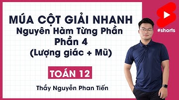 Múa Cột Nguyên Hàm Từng Phần - P4  (Toán 12) Lượng Giác + Mũ #shorts