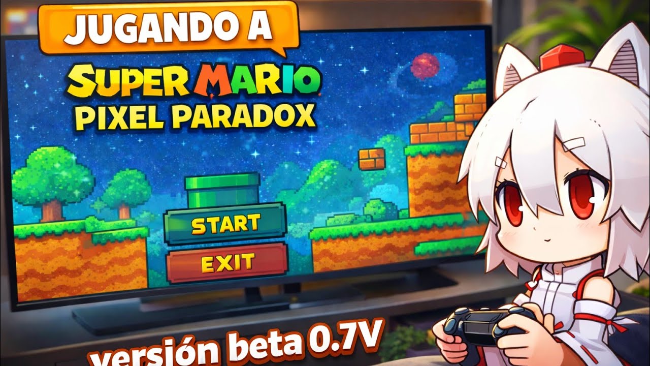 Super Mario Pixel Paradox - Beta V0.7  Gameplay 