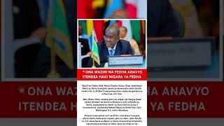 ONA WAZIRI WA FEDHA ANAVYO ITENDEA HAKI WIZARA YA FEDHA