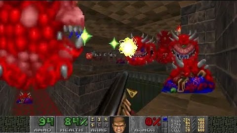 Doom II Tarakannik - Map 24 UV-MAX in 11:44